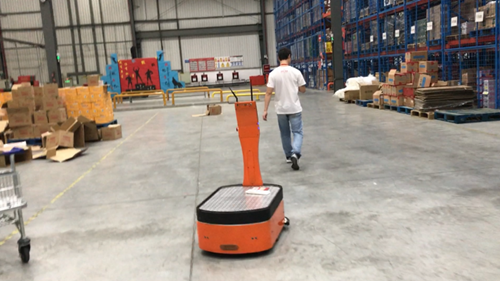 智慧仓储升级 AICRobo仓储运输机器人首测大显身手
