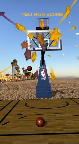 跟上AR大潮流 NBA官方发布ARKit篮球游戏