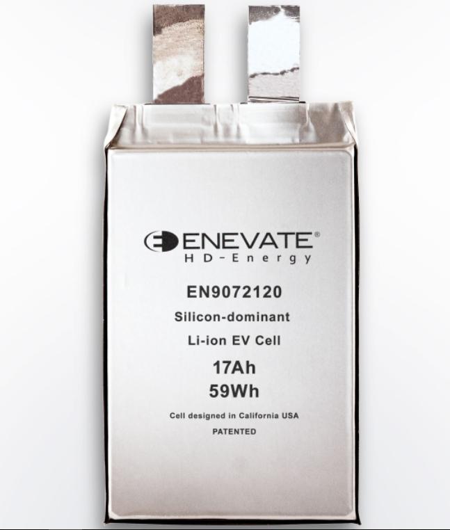 阳极膜+HD-Energy技术 Enevate发布电动车快充方案