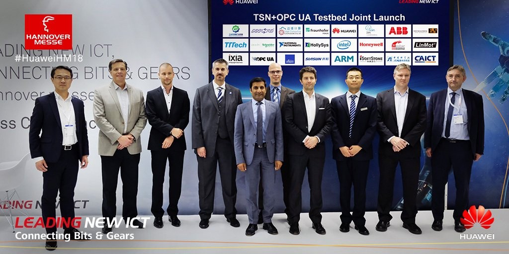 华为联合伙伴发布覆盖6大场景的TSN+OPC UA测试床 NI TSN技术成关键一环