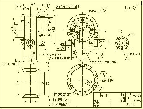 机械设计中尺寸标注知识，教你看懂复杂的机械加工图纸