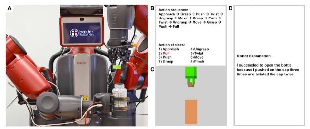 加州大学洛杉矶分校研究团队发明会自我解释的机器人