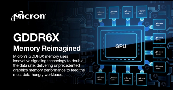 美光正式发布 GDDR6X 显存：带宽 1TB/s、还要啥 HBM