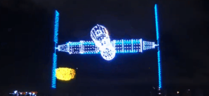 珠海3051架无人机灯光秀打破世界纪录！天宫、北斗等绽放夜空