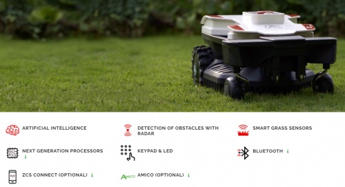 割草机器人Twenty ZR基于毫米波雷达和人工智能技术的黑科技来了
